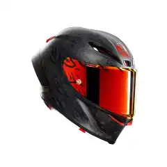 <strong>AGV Pista GP RR</strong> er en <strong>eksakt kopi av hjelmen brukt av verdensmestere</strong> i roadracing. Den er <strong>FIM-godkjent</strong>, noe som betyr at den oppfyller <strong>de h&oslash;yeste sikkerhetsstandardene</strong>, inkludert beskyttelse mot farlige rotasjonskrefter p&aring; hodet.