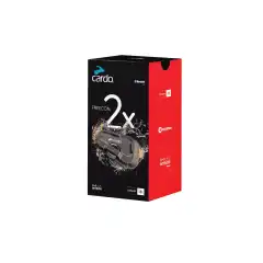 Et komplett og brukervennlig Bluetooth intercomsett for 2 hjelmer, med fantastisk lyd fra JBL og rekkevidde opptil 800 meter.