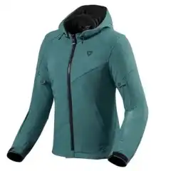 Sport-inspirert, urban motorsykkeljakke med en feminin passform.