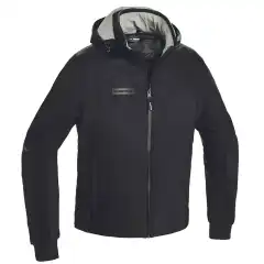 SPIDI Hoodie Armor H2Out er utviklet for f&oslash;rere som &oslash;nsker en lett, fleksibel og stilren MC-jakke til daglig bruk. Den kombinerer effektiv v&aelig;rbeskyttelse med p&aring;litelig CE-sertifisert sikkerhet &ndash; b&aring;de p&aring; og av sykkelen.