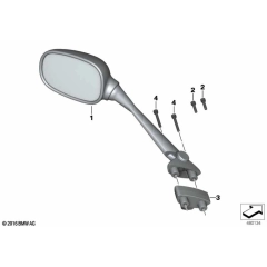 MIRROR RIGHT SPEGEL HOEDER