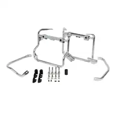 Originalt aluminiums pannier-stativ fra Honda, produsert i rustfritt st&aring;l og elektrolytisk polert for maksimal holdbarhet. Perfekt for Africa Twin-f&oslash;rere som trenger et solid og stabilt grunnlag for aluminiumsvesker. Designet for enkel montering, lang levetid og s&oslash;ml&oslash;s integrasjon.