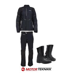 <strong data-end="194" data-start="102">Komplett Klim Adventure Touring-pakke Dame &ndash; Premium utstyr tilpasset kvinnelig passform. SPAR 3850,-</strong>