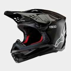 Alpinestars S-M10 FIM v2 Solid Glossy Carbon