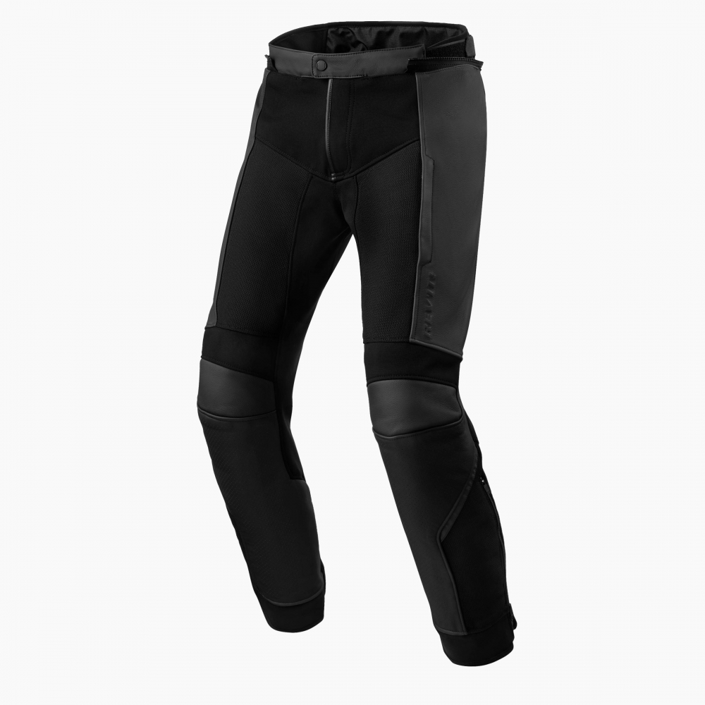 Multi-season leather pants with PWR|Shell. AA-Rated.