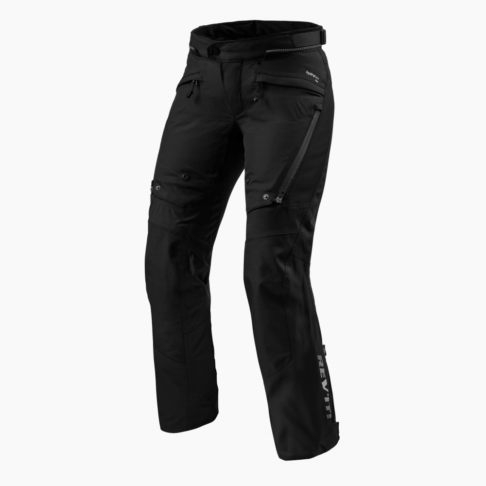 Multi-season, laminated touring pants for women with on-demand ventilation for adventures in any weather.