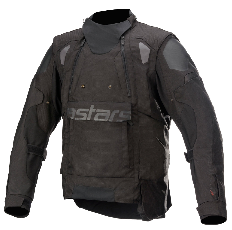 A multi-season adventure touring jacket with an asymmetrical fully foldable front vent panel for maximum ventilation and Drystar® waterproof and breathable technology to take on any condition.